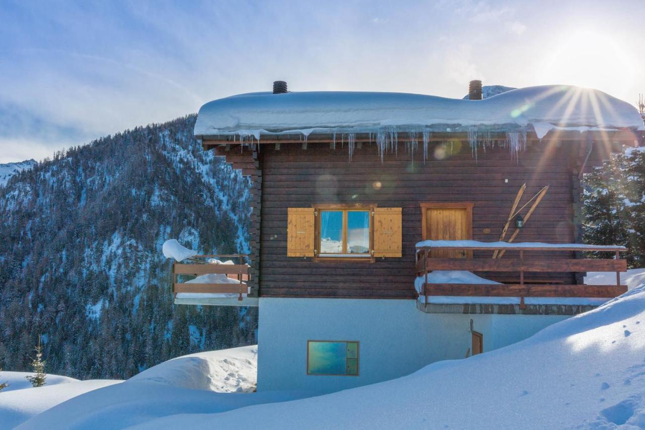 Chalet L'Ange La Tzoumaz Buitenkant foto
