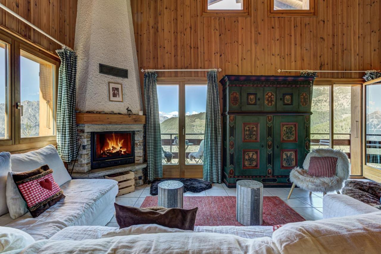 Chalet L'Ange La Tzoumaz Buitenkant foto