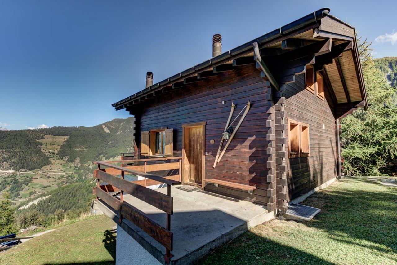 Chalet L'Ange La Tzoumaz Buitenkant foto