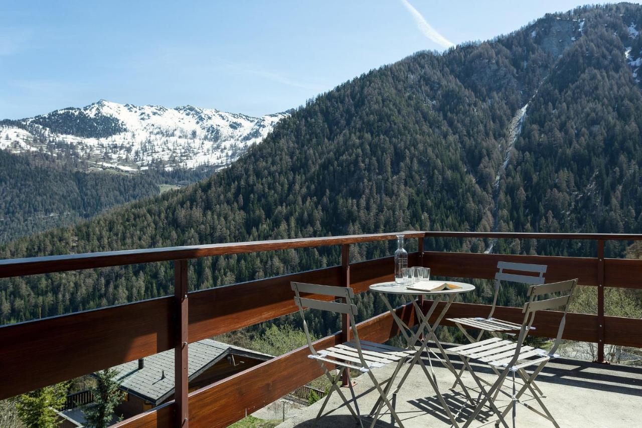 Chalet L'Ange La Tzoumaz Buitenkant foto